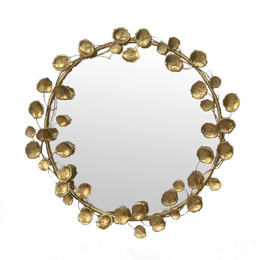 GOLD LEAF WALL MIRROR