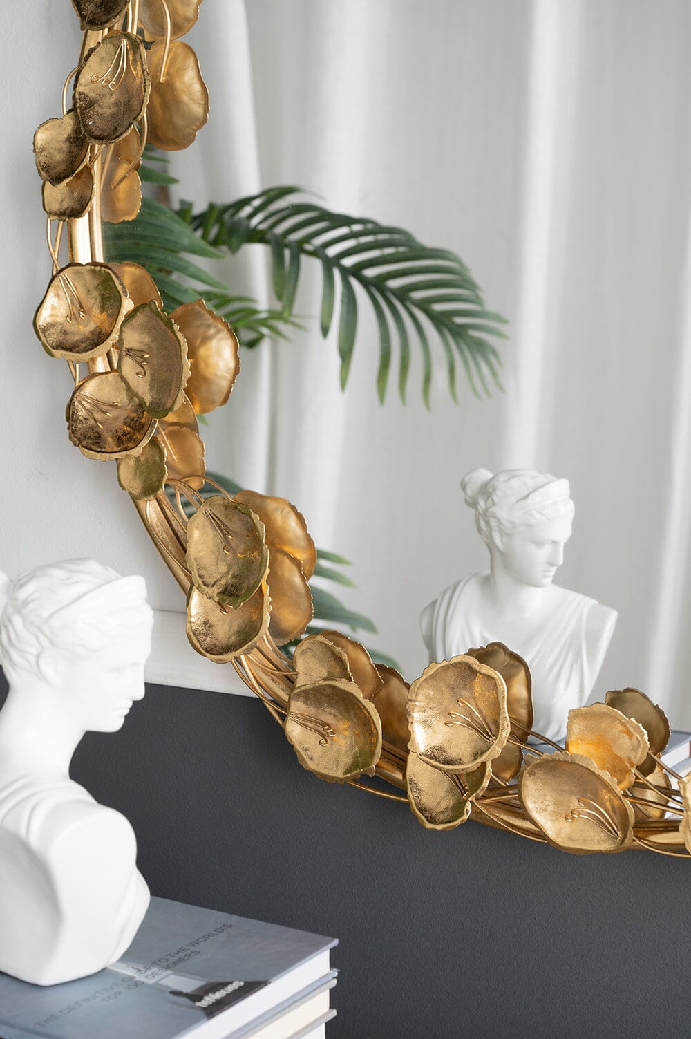 GOLD LEAF WALL MIRROR