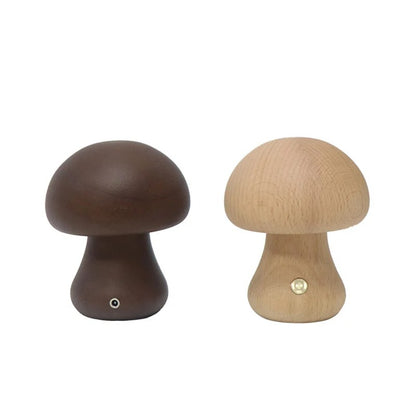 Wooden Mushrooms Lamp